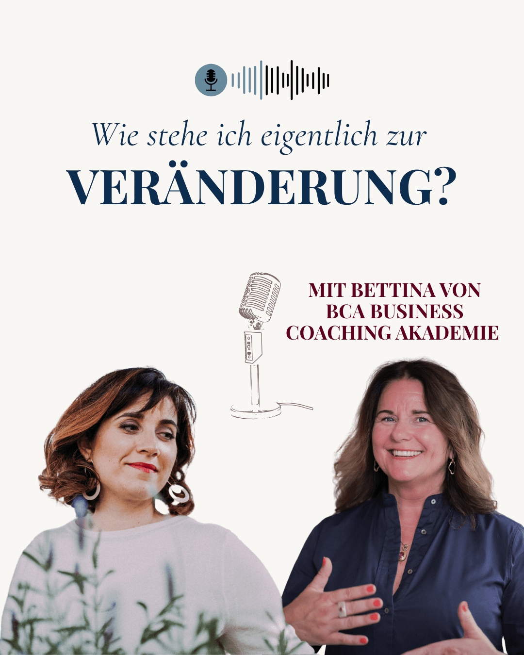 Podcast Marina Eberhardt und Bettina Seidel-Whitelaw von BCA Hamburg
